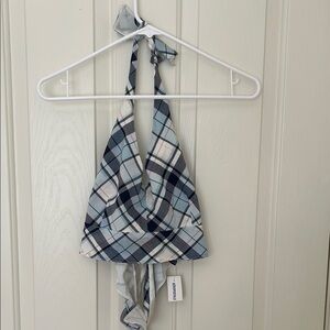Plaid Halter Kids Accessory